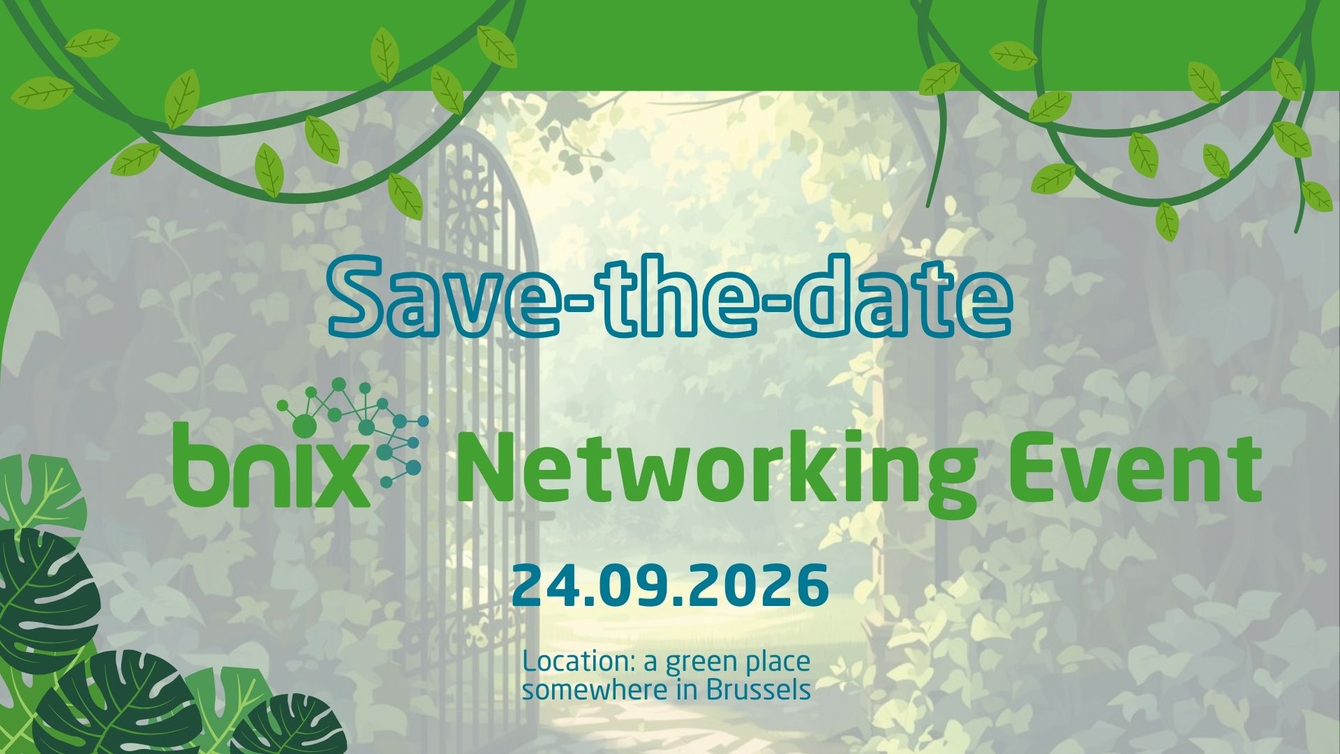 Save-the-date BNIX Networking Event 2026